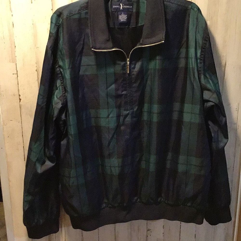Daniel Cremieux Green and Blue Windbreaker